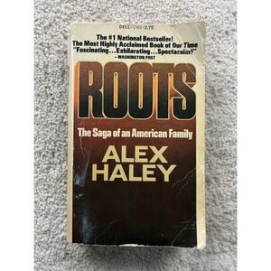 Roots Alex Haley 1977 First Dell Printing Paperback American Family Saga